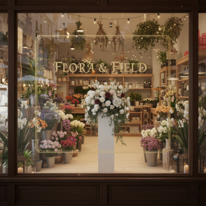 florist shop plinth for flowers